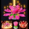 Bougie musicale d'anniversaire